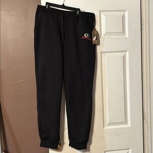 Mossy Oak Black Apparel with Red and Green Logo